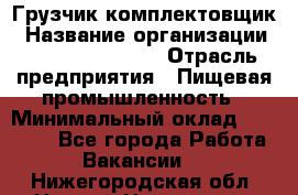 Грузчик-комплектовщик › Название организации ­ Fusion Service › Отрасль предприятия ­ Пищевая промышленность › Минимальный оклад ­ 15 000 - Все города Работа » Вакансии   . Нижегородская обл.,Нижний Новгород г.